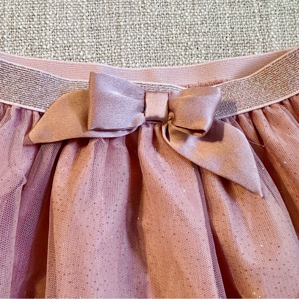 2 Tulle Skirts H&M Cat & Jack Pink White Sequins Fairycore Whimsical Girl M 7/8 - Picture 6 of 16